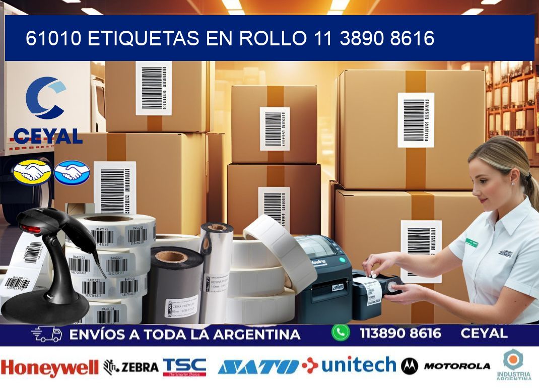 61010 ETIQUETAS EN ROLLO 11 3890 8616