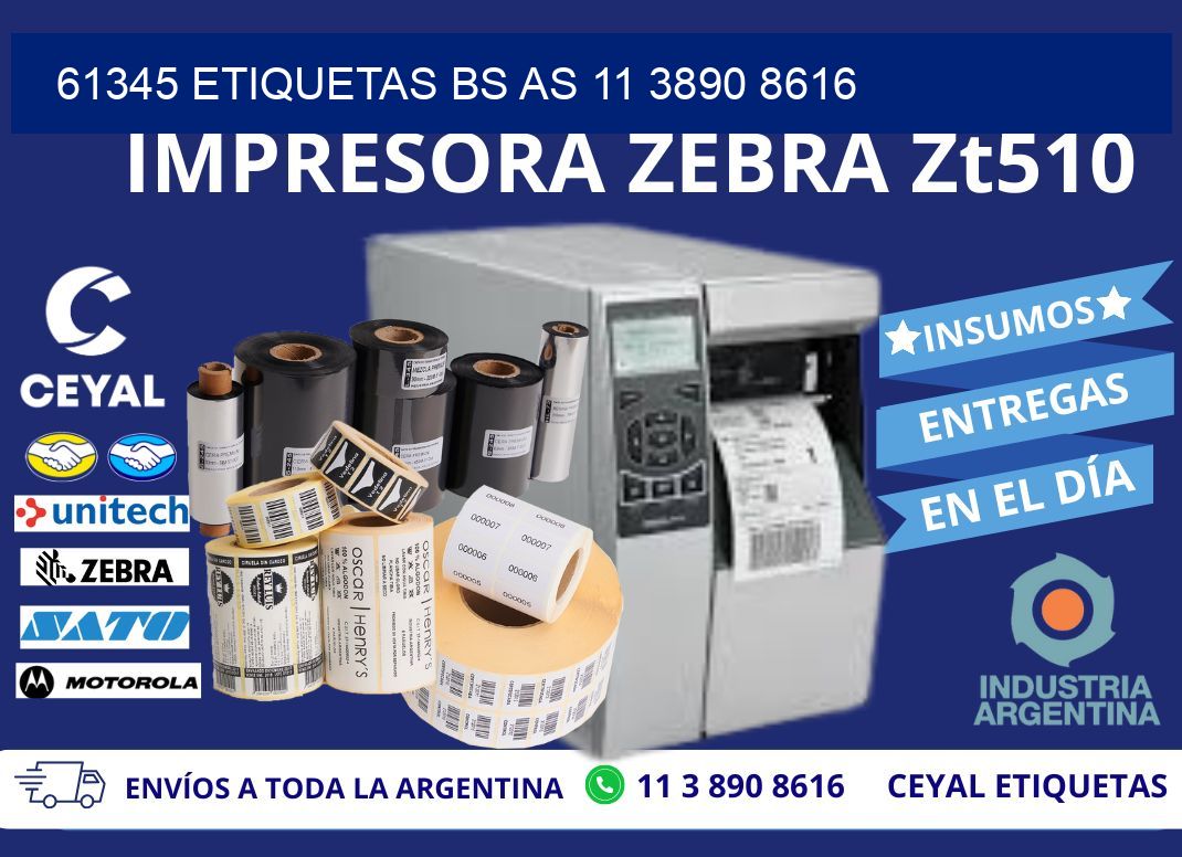 61345 ETIQUETAS BS AS 11 3890 8616