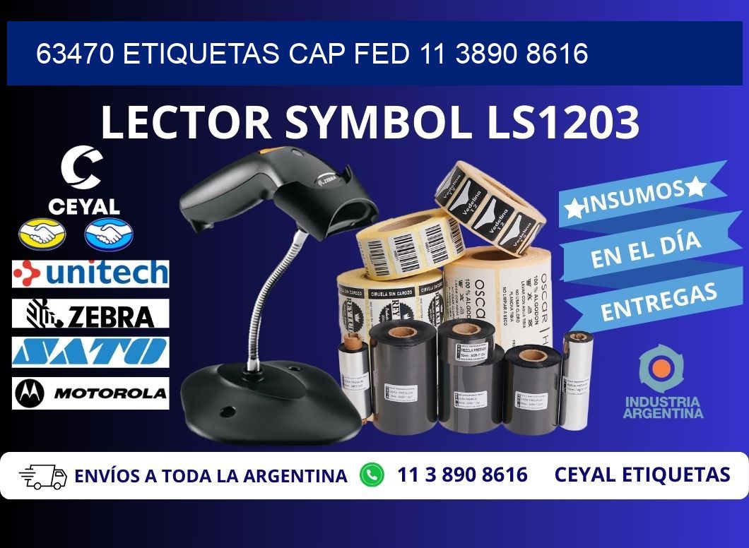 63470 ETIQUETAS CAP FED 11 3890 8616