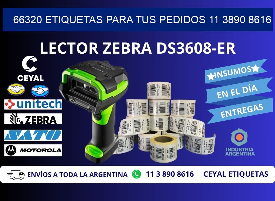 66320 ETIQUETAS PARA TUS PEDIDOS 11 3890 8616