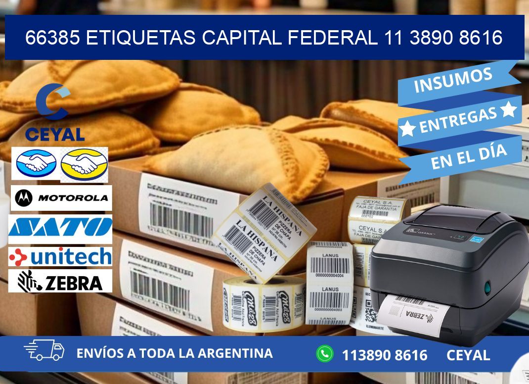 66385 ETIQUETAS CAPITAL FEDERAL 11 3890 8616