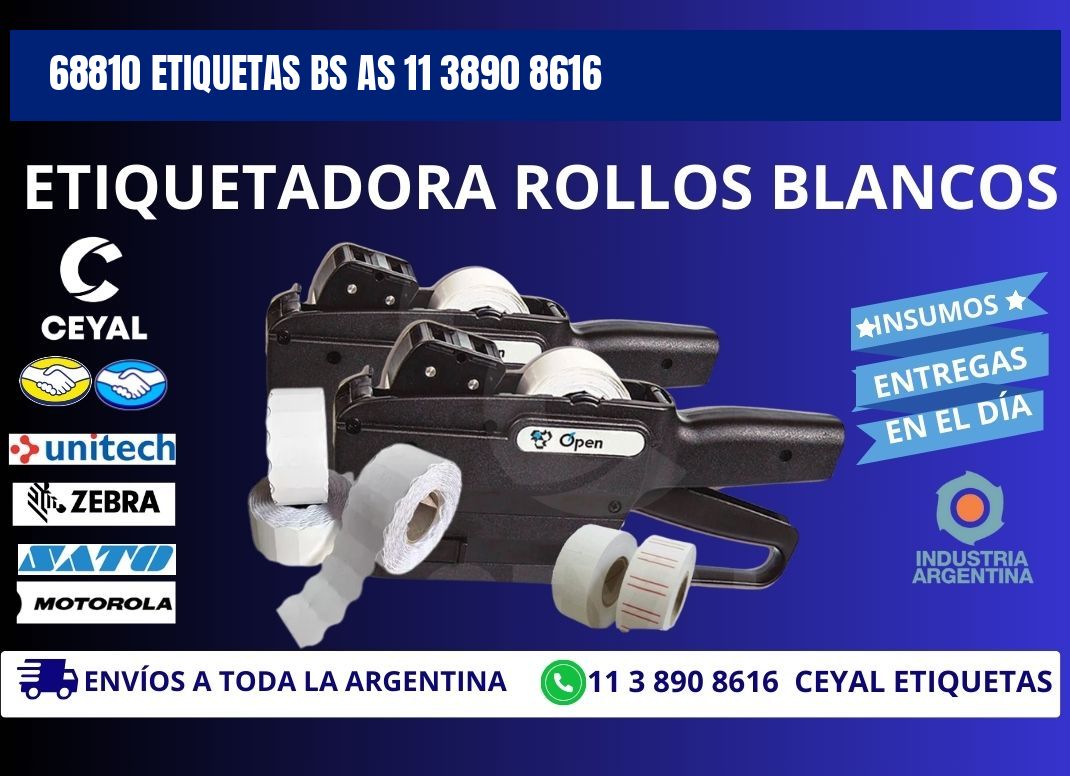 68810 ETIQUETAS BS AS 11 3890 8616