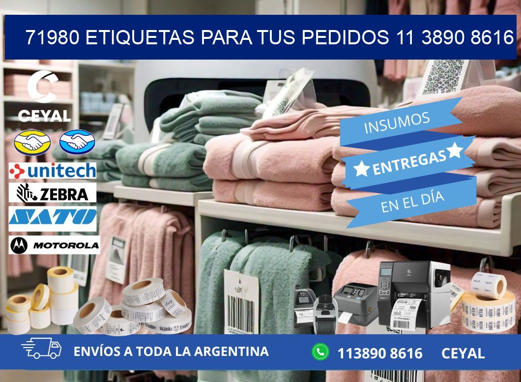 71980 ETIQUETAS PARA TUS PEDIDOS 11 3890 8616