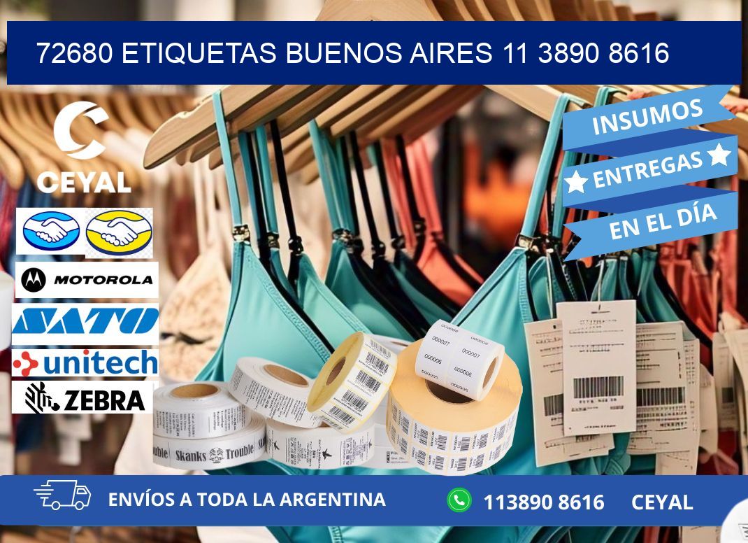 72680 ETIQUETAS BUENOS AIRES 11 3890 8616