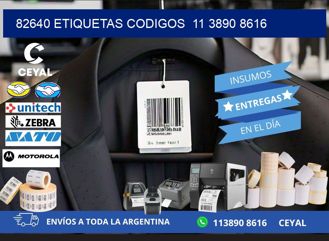 82640 ETIQUETAS CODIGOS  11 3890 8616