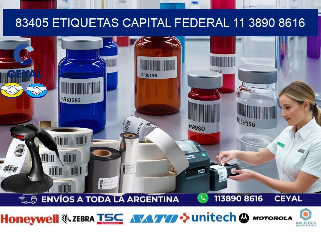 83405 ETIQUETAS CAPITAL FEDERAL 11 3890 8616