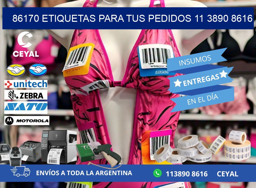 86170 ETIQUETAS PARA TUS PEDIDOS 11 3890 8616