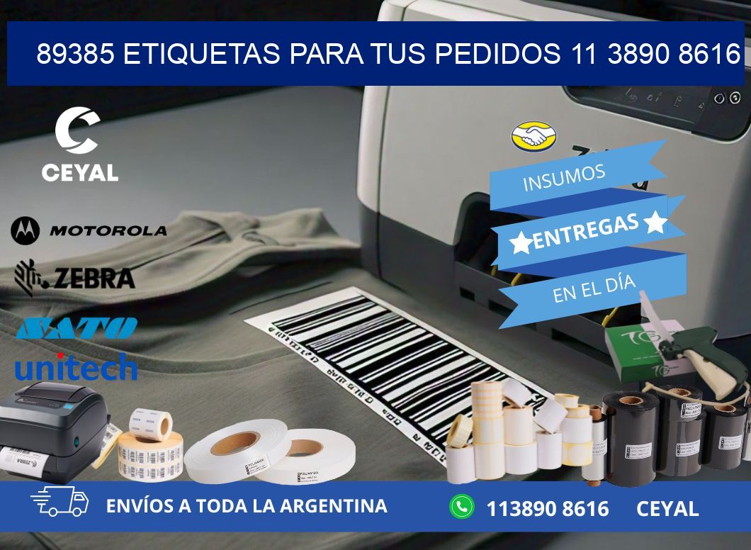 89385 ETIQUETAS PARA TUS PEDIDOS 11 3890 8616