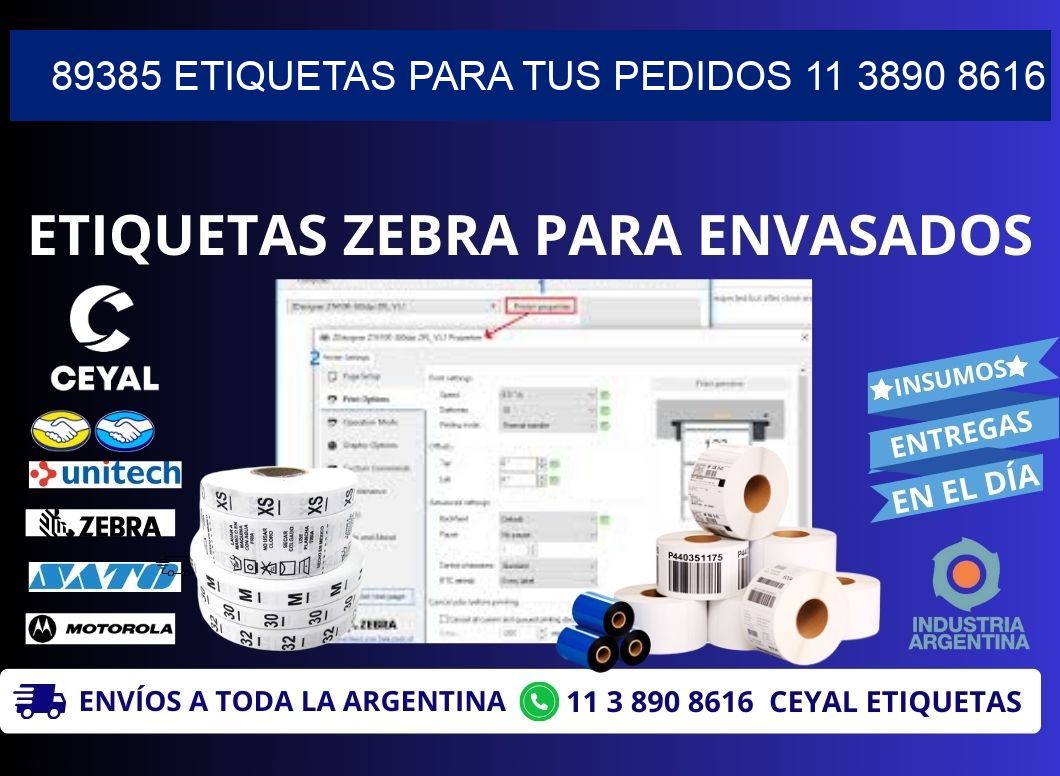 89385 ETIQUETAS PARA TUS PEDIDOS 11 3890 8616