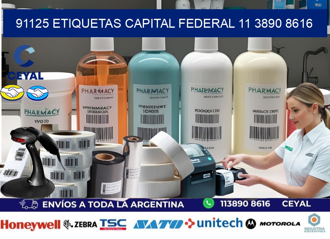91125 ETIQUETAS CAPITAL FEDERAL 11 3890 8616
