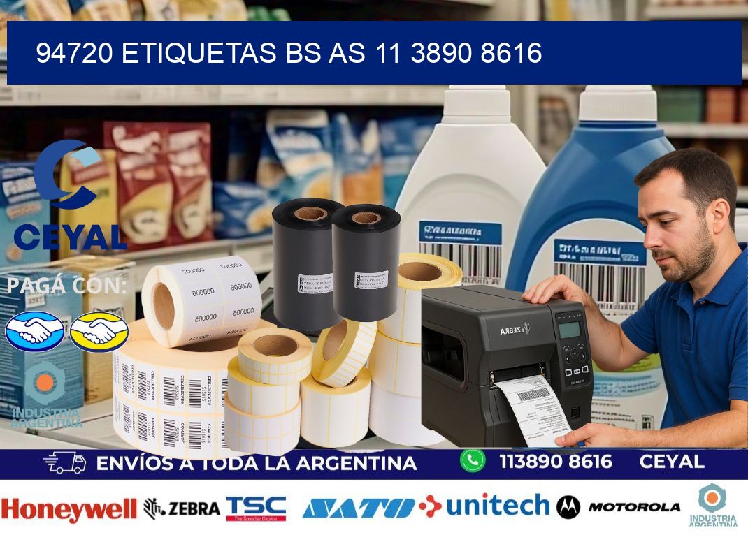 94720 ETIQUETAS BS AS 11 3890 8616