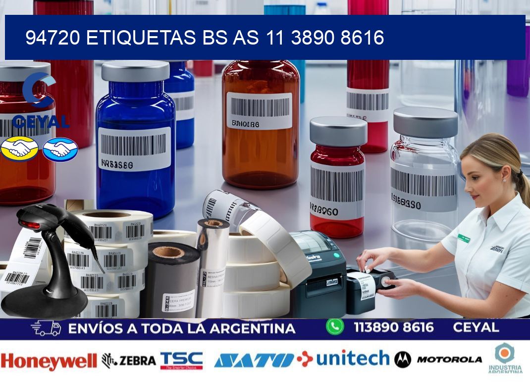 94720 ETIQUETAS BS AS 11 3890 8616