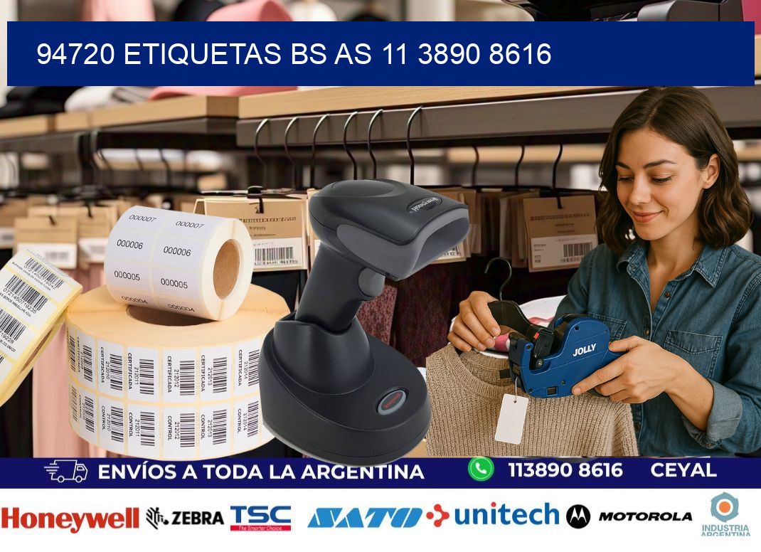 94720 ETIQUETAS BS AS 11 3890 8616