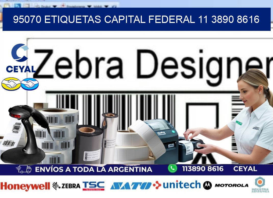 95070 ETIQUETAS CAPITAL FEDERAL 11 3890 8616