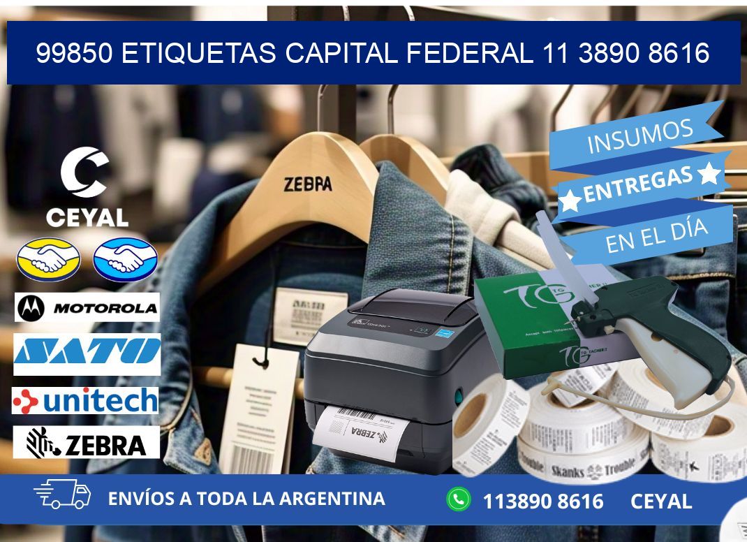 99850 ETIQUETAS CAPITAL FEDERAL 11 3890 8616