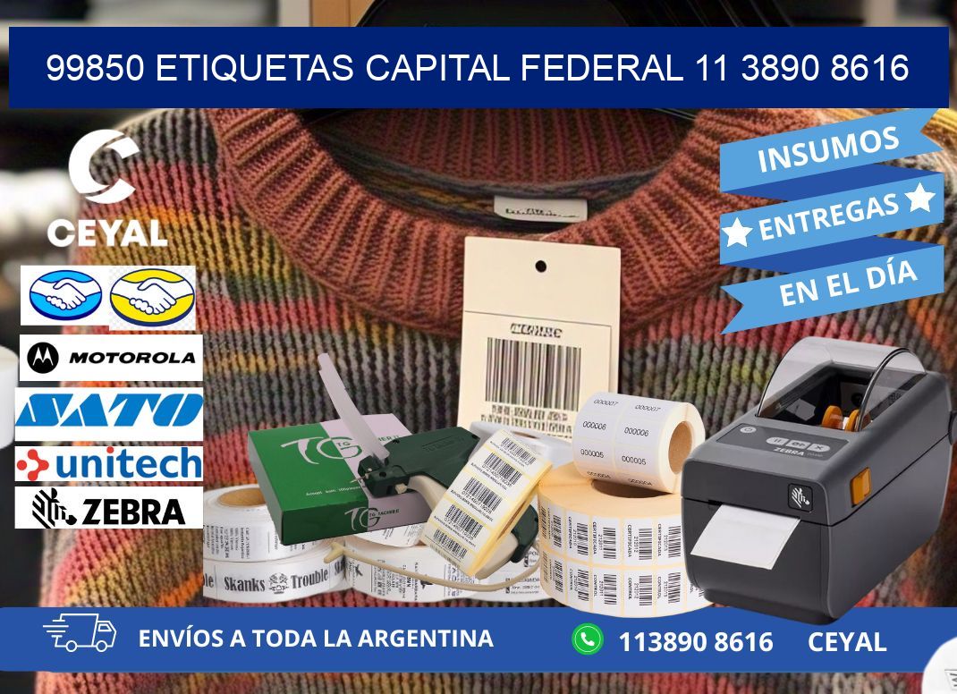 99850 ETIQUETAS CAPITAL FEDERAL 11 3890 8616