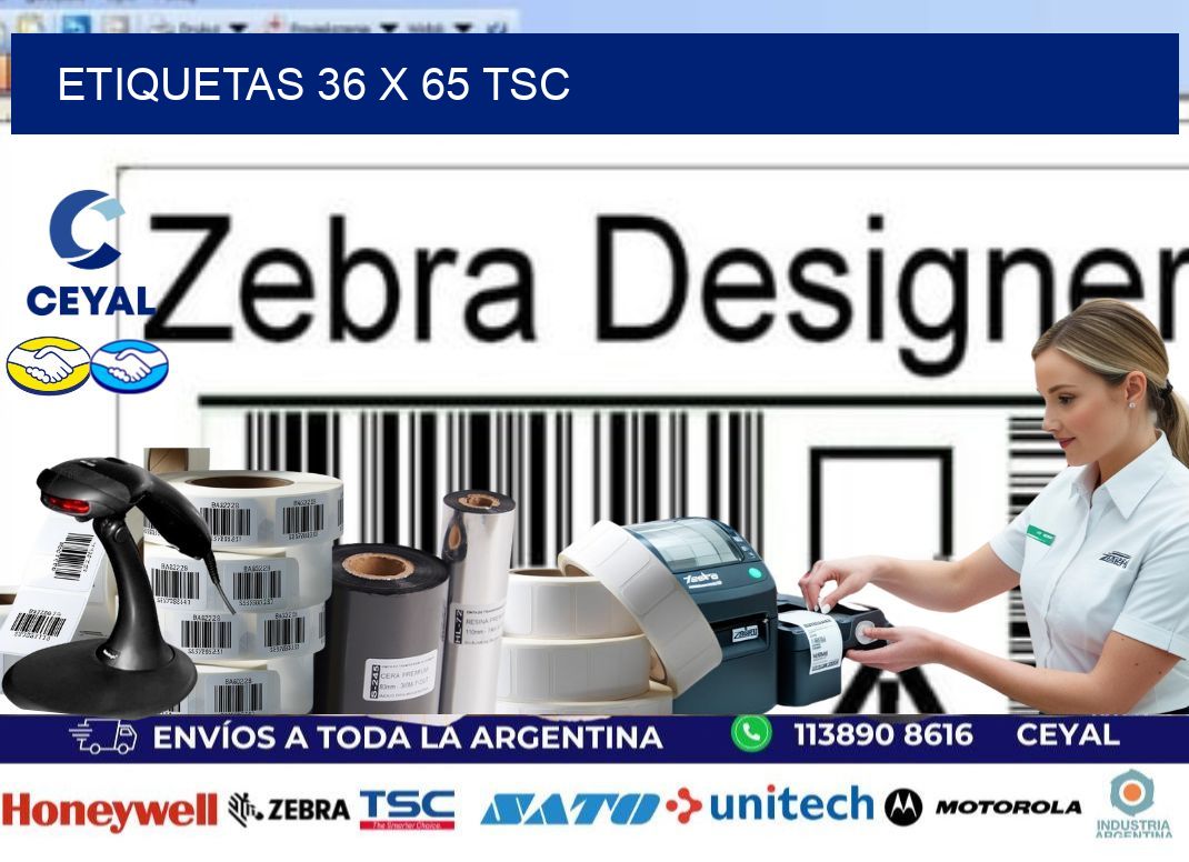 ETIQUETAS 36 x 65 TSC
