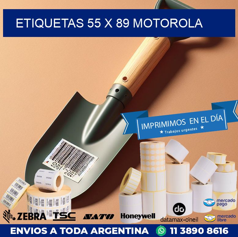 ETIQUETAS 55 x 89 MOTOROLA