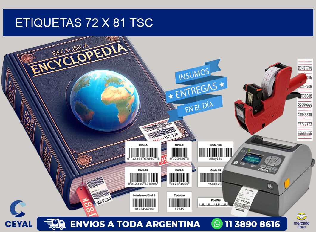 ETIQUETAS 72 x 81 TSC