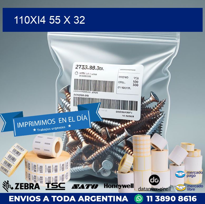 110Xi4 55 x 32