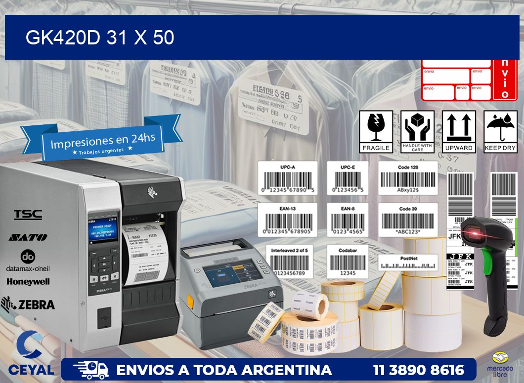 GK420D 31 x 50