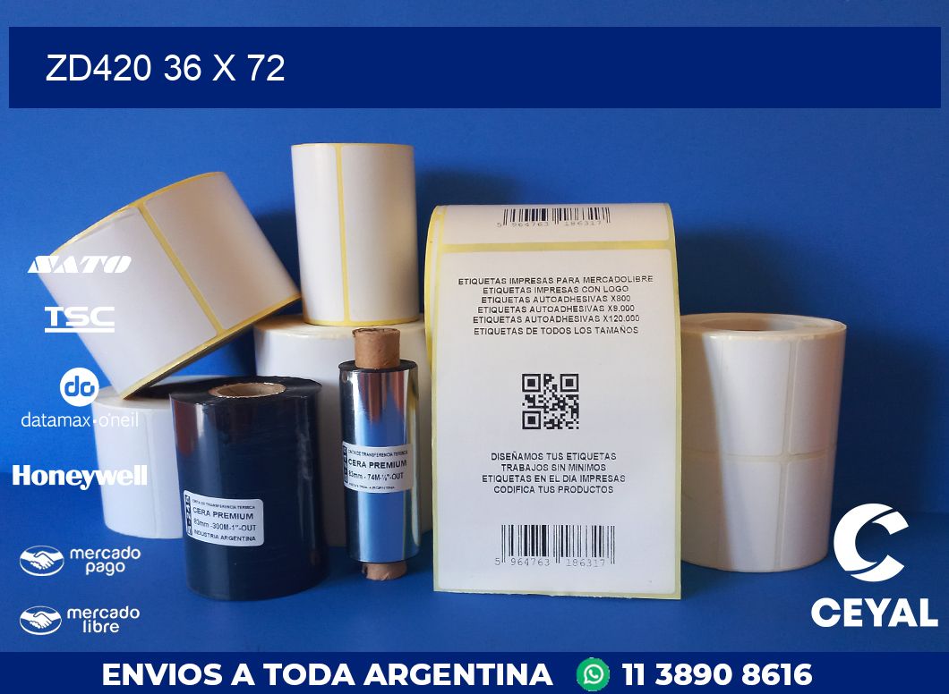 ZD420 36 x 72