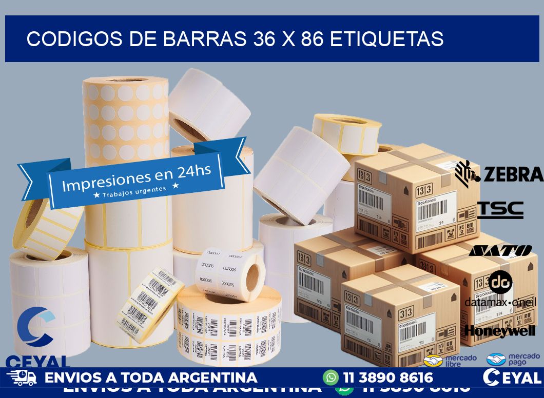 codigos de barras 36 x 86 etiquetas