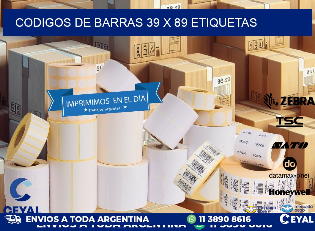 codigos de barras 39 x 89 etiquetas