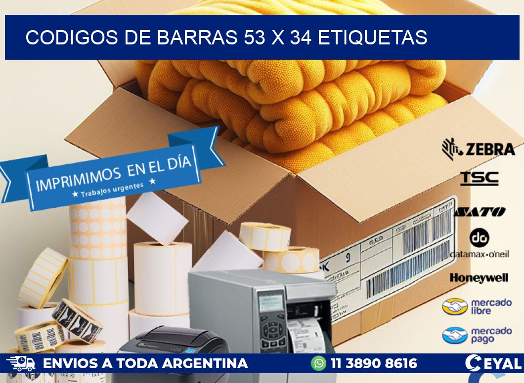 codigos de barras 53 x 34 etiquetas