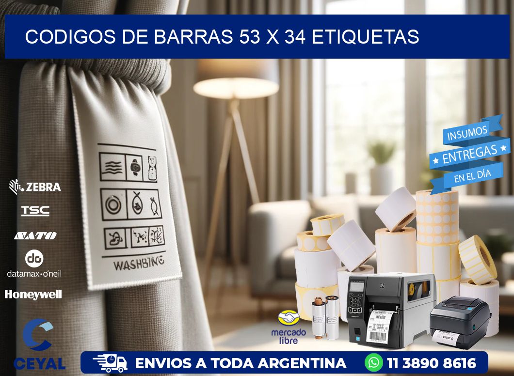 codigos de barras 53 x 34 etiquetas