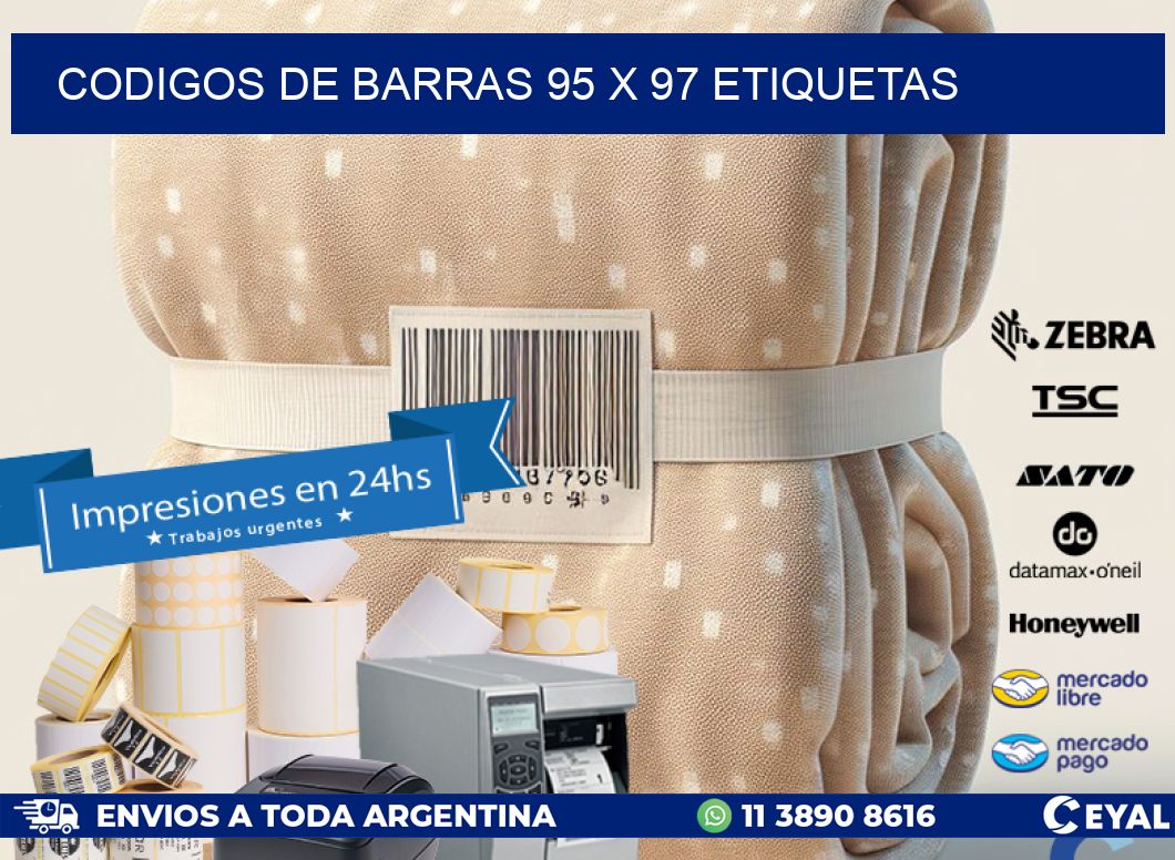 codigos de barras 95 x 97 etiquetas