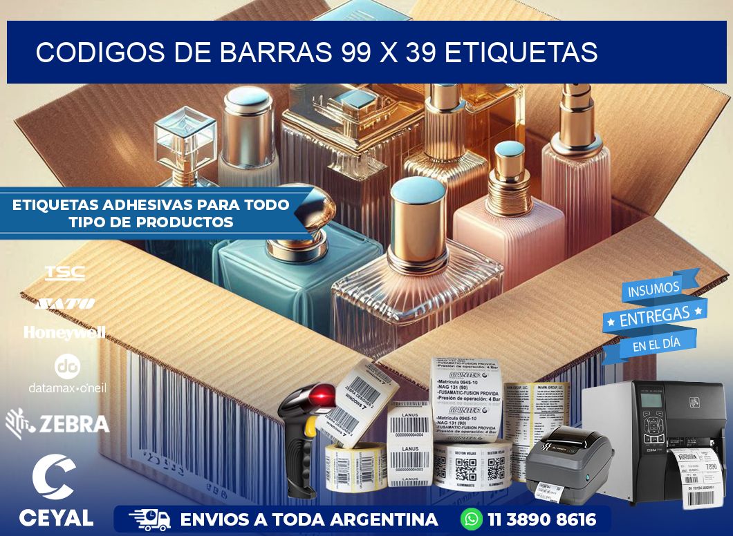 codigos de barras 99 x 39 etiquetas