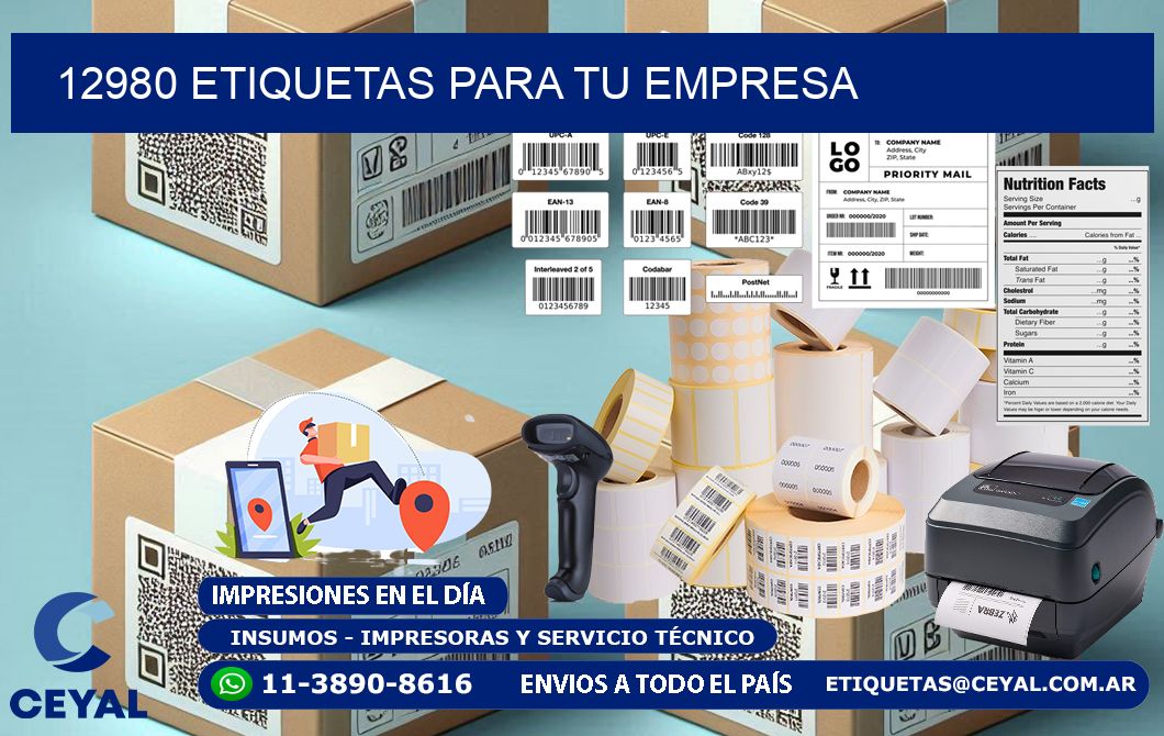 12980 etiquetas para tu empresa