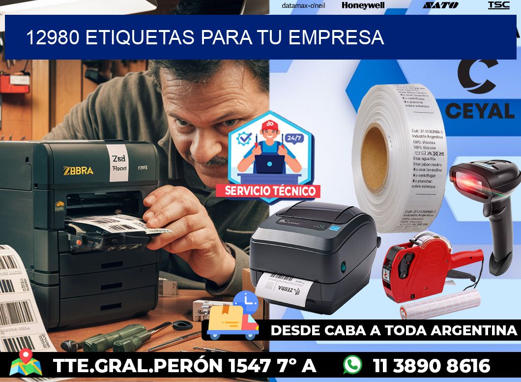 12980 etiquetas para tu empresa