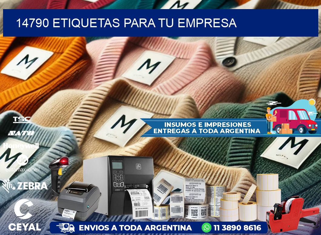 14790 etiquetas para tu empresa