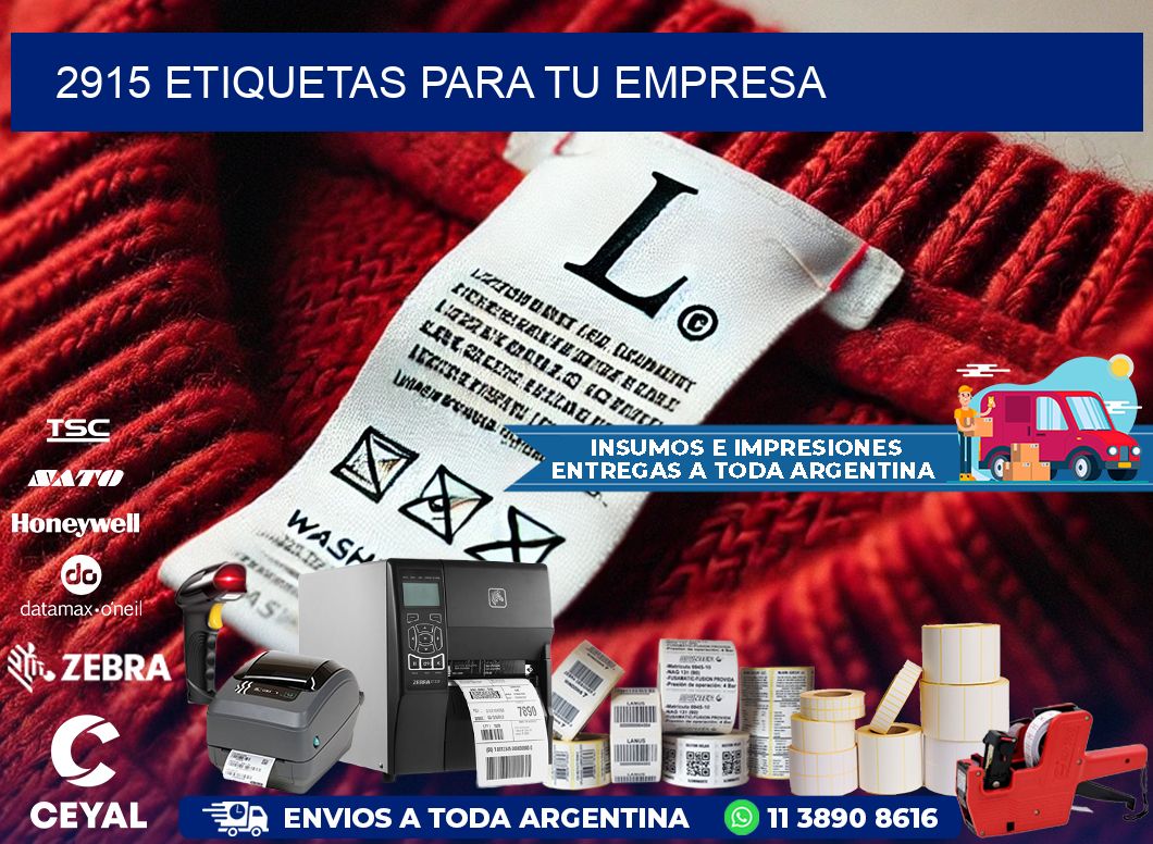 2915 etiquetas para tu empresa