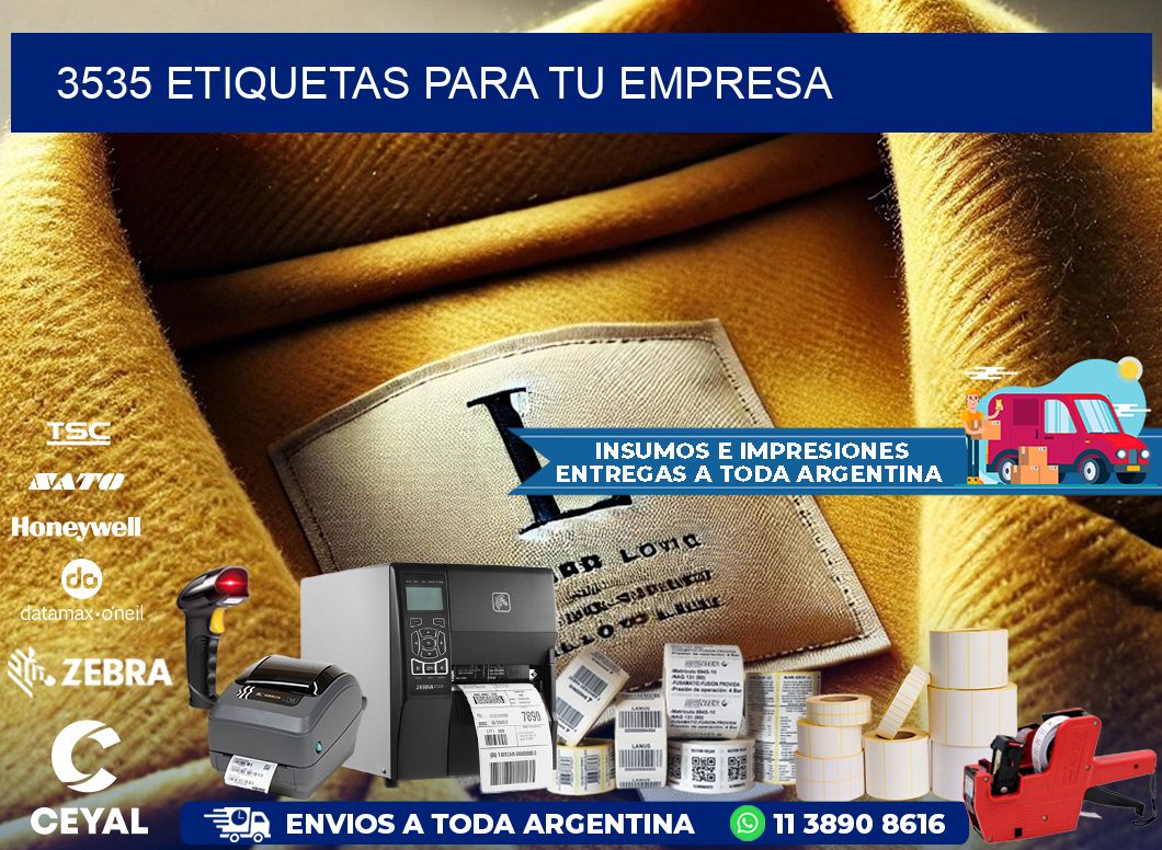 3535 etiquetas para tu empresa