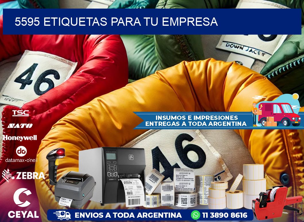 5595 etiquetas para tu empresa