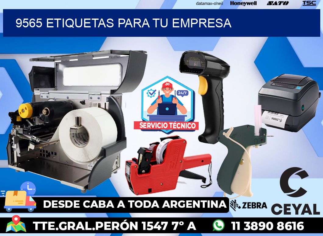 9565 etiquetas para tu empresa