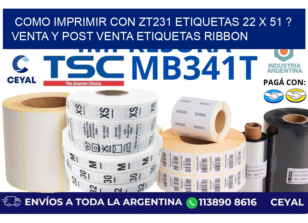 como imprimir con zt231 etiquetas 22 x 51 ? Venta y post venta etiquetas ribbon