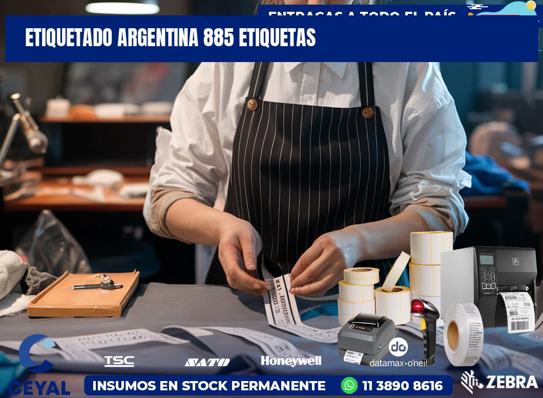 etiquetado argentina 885 etiquetas