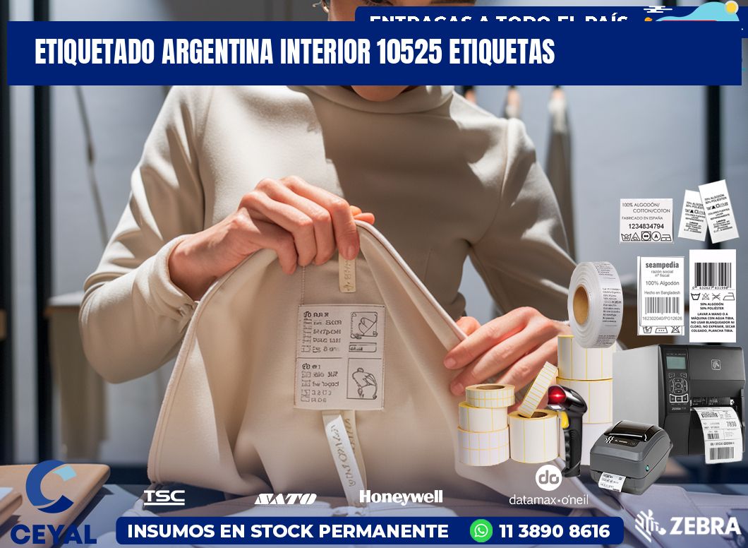 etiquetado argentina interior 10525 etiquetas