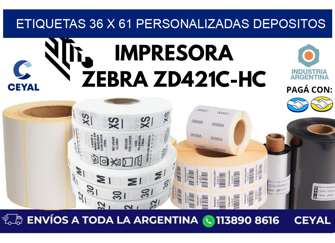etiquetas 36 x 61 personalizadas depositos