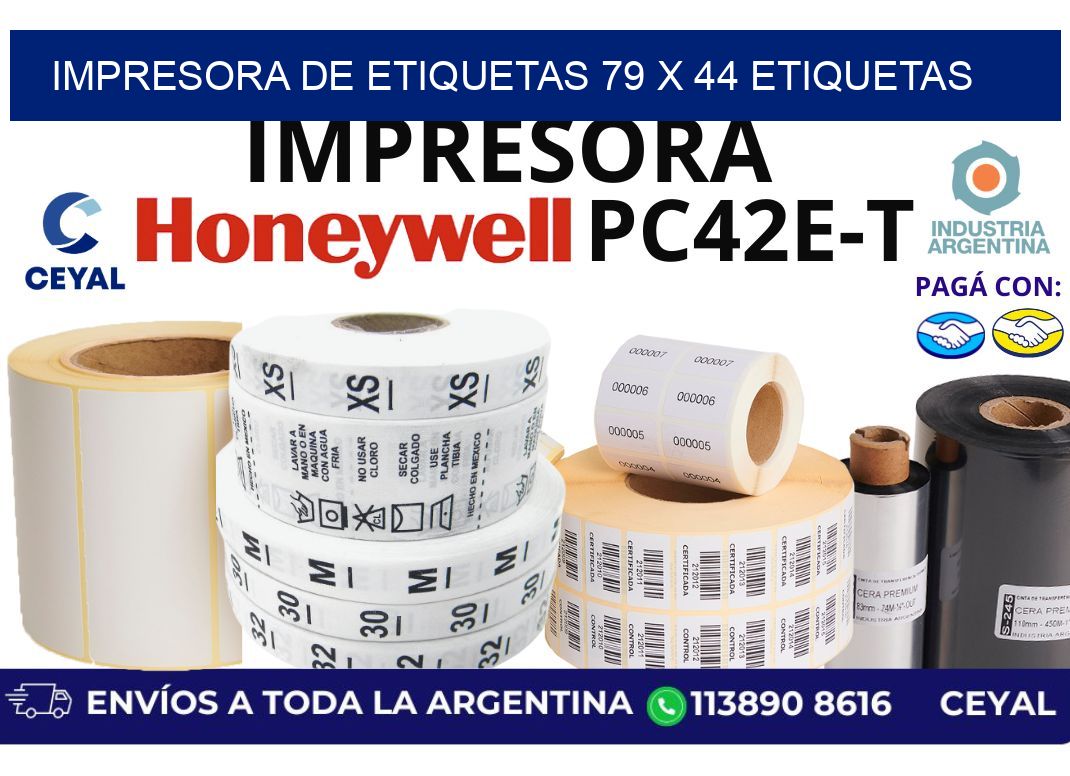 impresora de etiquetas 79 x 44 etiquetas