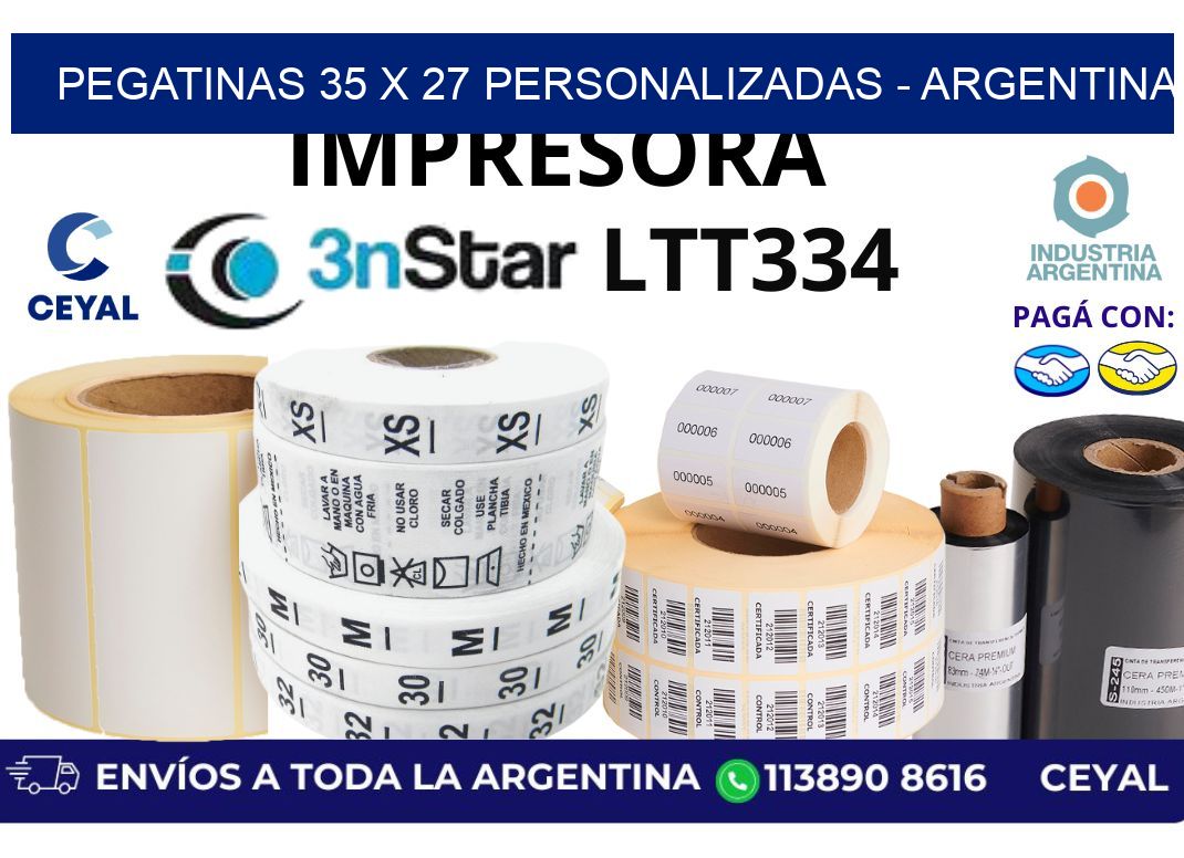 pegatinas 35 x 27 personalizadas – Argentina