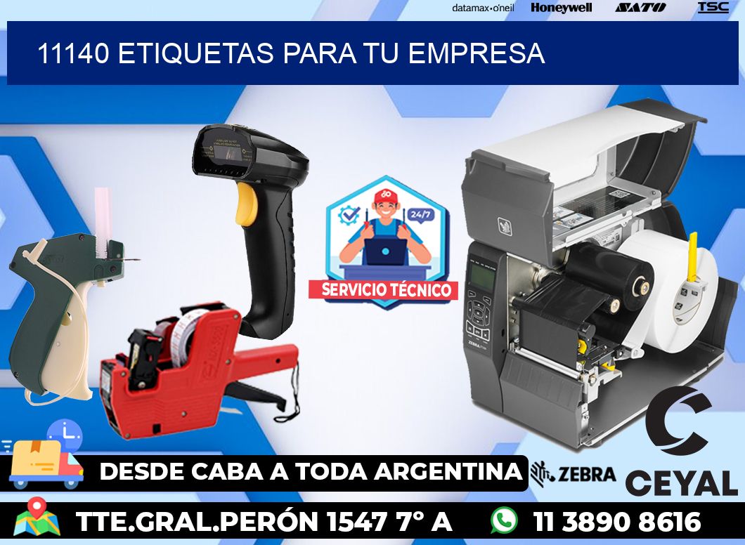 11140 etiquetas para tu empresa