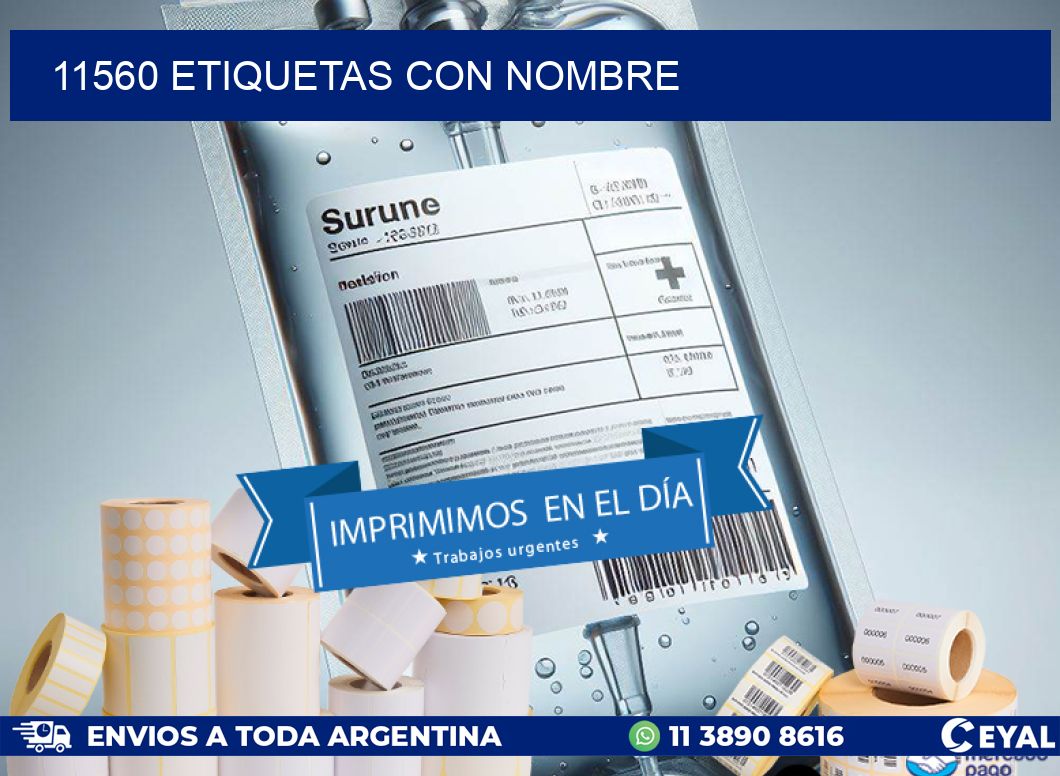 11560 etiquetas con nombre