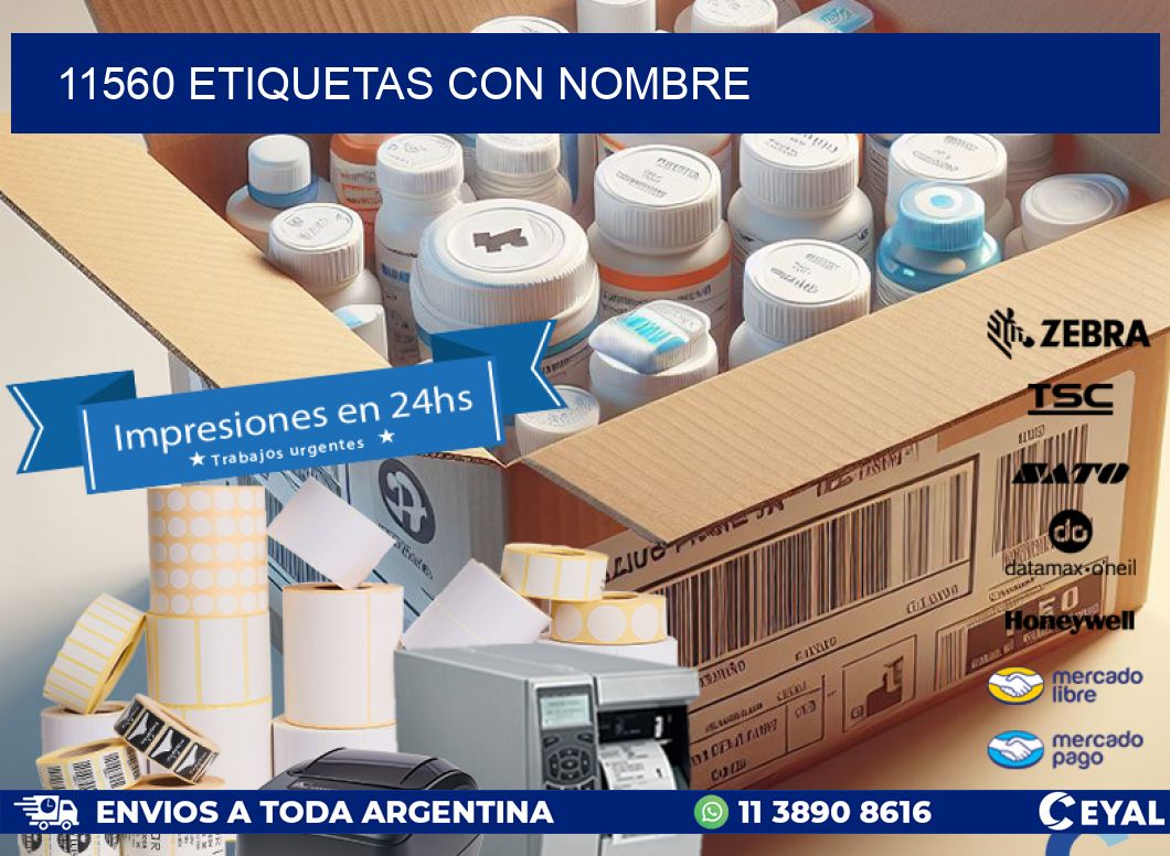 11560 etiquetas con nombre