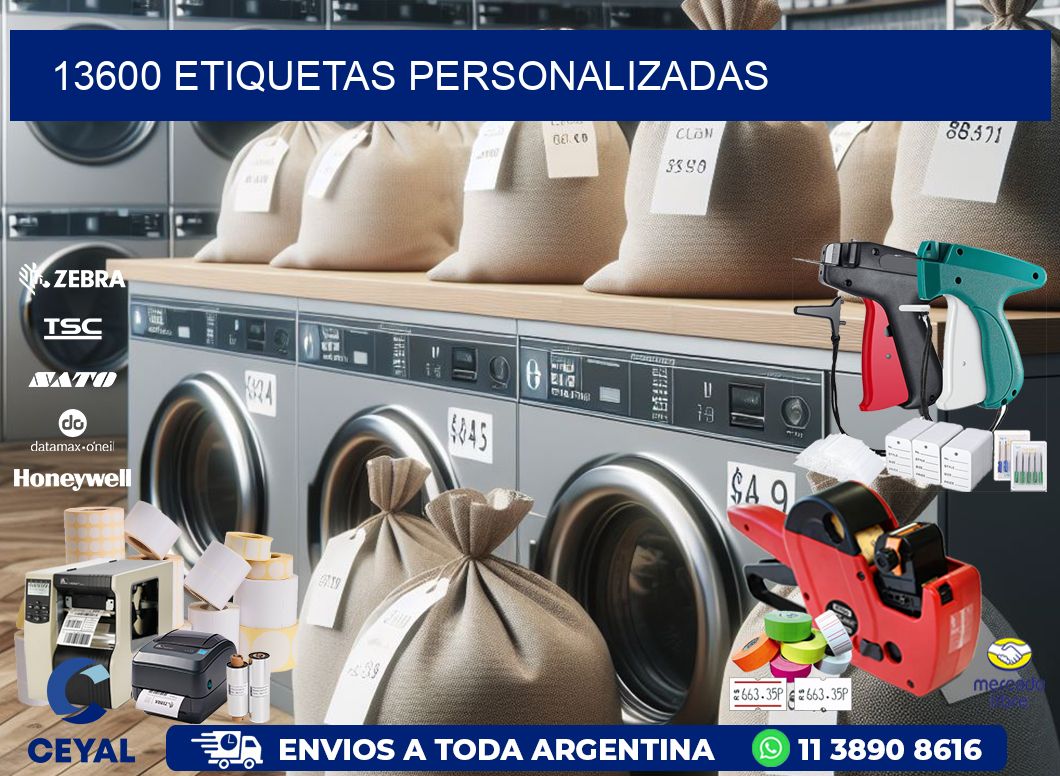13600 Etiquetas personalizadas
