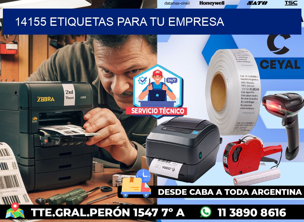 14155 etiquetas para tu empresa